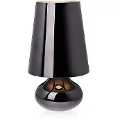 Kartell Cindy Tischleuchte Gun Metall - , Cindy, für Wohnzimmer, Kunststoff, Design
