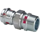 Viega Prestabo forskruning 1/2x15 mm af ulegeret stål muffe/nippel , SC-contur