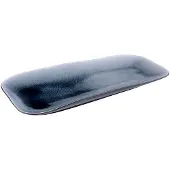 Gastro Servierteller Grey Blue Recheckig 32 x 16 cm (3-teilig)