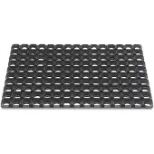Hamat Gummiringmatte 50x80 cm Domino (zwart)