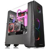 Thermaltake View 28 RGB, Midi Tower, PC, Schwarz, ATX, ITX, micro ATX, SPCC, Gaming