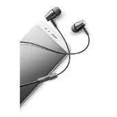 Cellularline In-Ear Headset schwarz für 3,5mm Klinkenbuchse Headset 3,5 mm Klinke schwarz