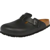 Birkenstock Boston, Uni Pantolette schmale Form, schwarz(schwarz), Gr. 50