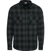 Urban Classics vielseitiges Herren Polo-Shirt Taschen 120 g/m² mit Baumwolle Schwarz/Grau