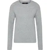 Vero Moda Rundhalspullover "VMDOFFY" in melierter Optik