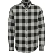 Only & Sons Herren Freizeithemd ONSGUDMUND LS CHECKED SHIRT Schwarz Knopfleiste XS