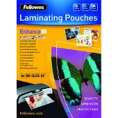 Fellowes Laminierfolien, Quick-Folien, DIN A4, 80 mic., 100 Stück