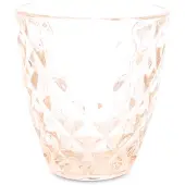 Salt & pepper Wasserglas Prisma Oker 220 ml (4er-Set)