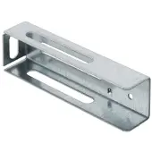 Geberit Duofix Halter 111891001 14,5x4cm, verzinkt, Stahl, für Leitungsbefestigung