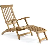Brafab Jackson Liegestuhl Teak klappbar natur