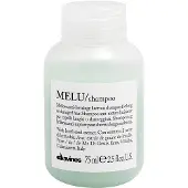 Davines Melu Shampoo, 75 ml, Shampoo, Frauen, beschädigtes Haar, Feuchtigkeitsspendend, Glanz, Weichmachend, Flasche
