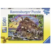 Ravensburger 150 Teile Kinder Puzzle XXL Unterwegs mit der Arche 10038