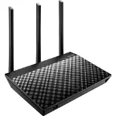 Asus RT-AC1900U, Wi-Fi 5 (802.11ac), Dual-Band (2,4 GHz/5 GHz), Ethernet/LAN, Schwarz, Tabletop-Router