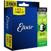 Elixir Elektrische Optiweb Gitarrensaiten 3er Pack 10-46