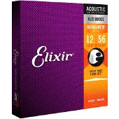 Elixir 11077 NANOWEB LT/MB Akustik-Saiten 12-56