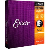 Elixir 16052 Acoustic Phosphor Bronze Nanoweb Light Saiten 012-053