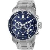 Invicta Pro Diver - SCUBA 0070 Herrenuhr - Quarzwerk - Edelstahl mit blauem Zifferblatt - 48 mm