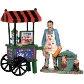 Lemax Weihnachtsfigur Zombie brains foodcart (mix)