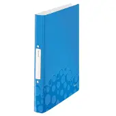 Leitz 42570036, A4, Polypropylen (PP), Blau, Metallisch, Weiß, 190 Blätter, 80 g/m²