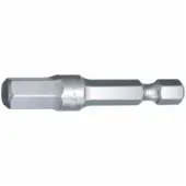 Stahlwille Bit-Schraubendrehereinsatz 4mm Außen-6kant nullmm L.50mm