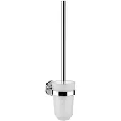 Emco WC-Bürstengarnitur Polo chrom/Klrsiallglas satiniert 071500100