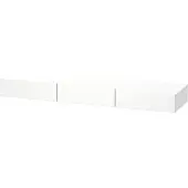 Duravit Schubkastenablage DURASTYLE 440x1800x150mm weiss matt/basalt matt