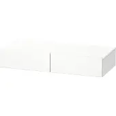 Duravit Schubkastenablage DURASTYLE 440x1000x150mm weiss matt/basalt matt