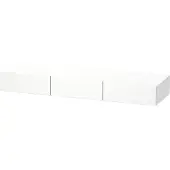 Duravit Schubkastenablage DURASTYLE 440x1500x150mm weiss matt/basalt matt