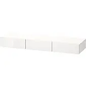 Duravit Schubkastenablage DURASTYLE 440x1500x150mm we hochglanz/basalt matt