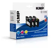 KMP E179V, Cyan, Magenta, Gelb, Tinte auf Pigmentbasis, 11 ml, 1100 Seiten