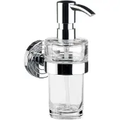 Emco polo Seifenspender, klares Kristallglas, 130 ml, 072100101