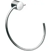Emco rondo 2 Handtuchring, starr, nach rechts offen, chrom, 455500100