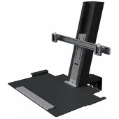 Humanscale QuickStand QSBC30 Monitorständer für 2 Monitore, schwarz