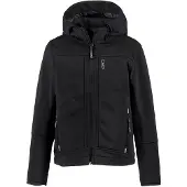 CMP - Boy's Jacket Fix Hood Softshell - Softshelljacke Gr 104 schwarz