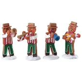 Lemax Weihnachtsfigur Gingerbread jazz set of 4 (mix)