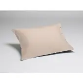 Yumeko Kissenbezug Baumwollsatin 50x60 Braun - Eco, Bio & Fairtrade