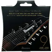 Ibanez Saitensatz E-Gitarre Nickel Wound 9-Saiter - Super Light für long scale 9-90 (IEGS9)