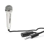 Kikkerland - Mini Karaoke Microphone - Silver (US133-EU)