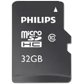 Philips Micro SD-Karten FM32MP45B/10, 32 GB, MicroSD, Klasse 10, Schwarz