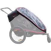 Hamax Regencover für 2-sitzer Fahrradanhänger