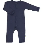 Joha Stampler - Wolle/Seide - Navy - - 60 - Strampler