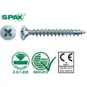 Spax Senkmultikopf Kreuzschlitz Z2 Vollgewinde Wirox