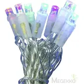 Hellum Lichterkette 40 LED bunt Lauflicht Deko Innen Party Beleuchtung Weihnachten