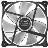 Noiseblocker Multiframe M12-2, Ventilator, 12 cm, 1800 RPM, 27 dB, 124 m³/h, Schwarz