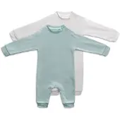 Tiny Treasures Maxime Overall 2er-Pack, Opal Blue 68