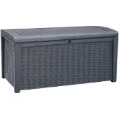 Keter - Borneo Aufbewahrungsbox - 416 Liter - 129,5 x 62,5 x 70 cm - Anthrazit