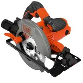 Black & Decker CS1550K, Holz, Schwarz, Metallisch, Orange, 19 cm, 5500 RPM, 6,6 cm, 1,6 cm