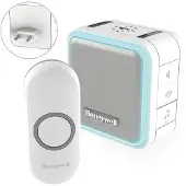 Honeywell Wireless Plug-In Türklingel mit Nachtlicht und Drucktaste - DC515NP2