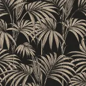 Boutique Vliestapete "Honolulu Black/Gold" aufgeschäumt Honolulu Gold 1000x52cm