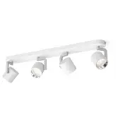 Philips LED SceneSwitch Byrl Vierer-Spotleuchte 5067431P0, Schienenlichtschranke, Nicht austauschbare(s) Leuchtmittel, 4 Glühbirne(n), LED, 2700 K, Weiß